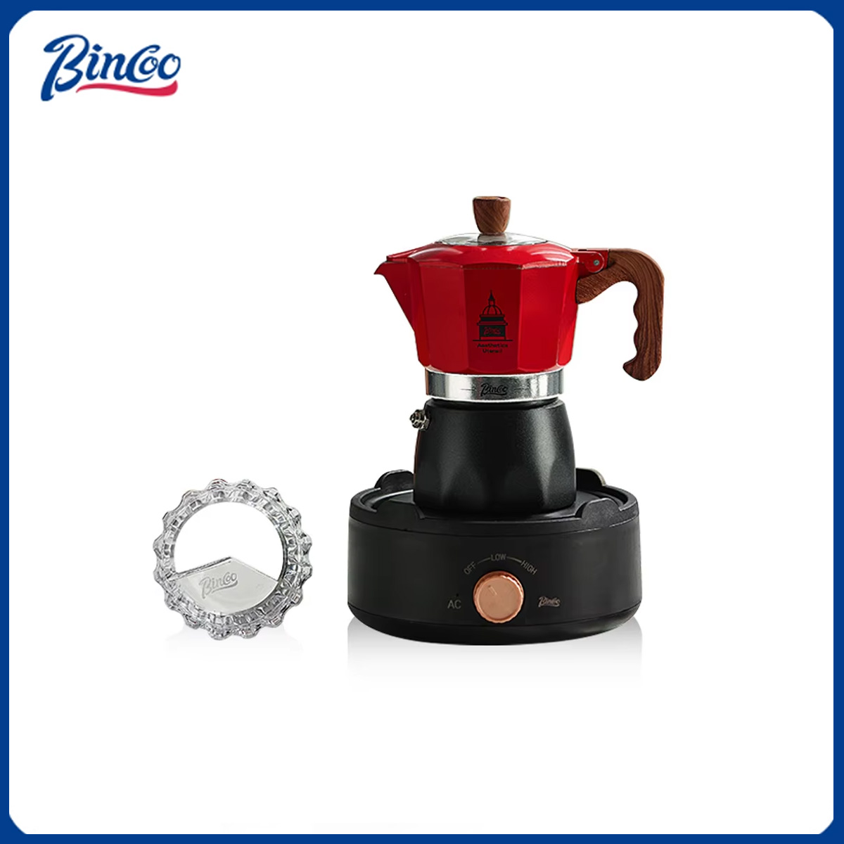 Equipment Of Coffee Machine - Ekspres do kawy Moka Bincoo z