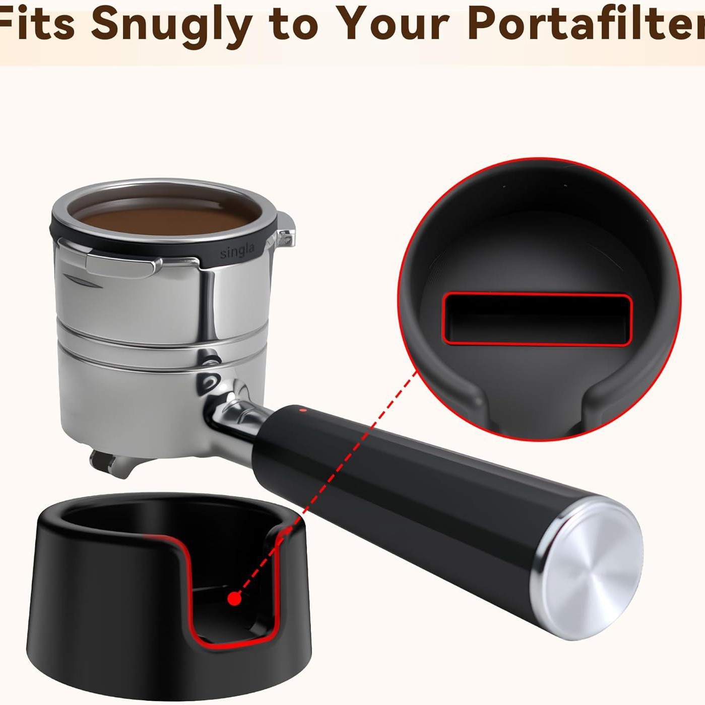 Silikonowy uchwyt na portafilt – Equipment Of Coffee Machine recenzja i cena